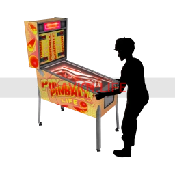 LOFT Pinball Life Machine (Yellow) - Interactive