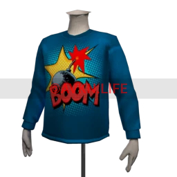 Front Row Boom Pop Art Sweatshirt