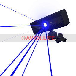 Party Laser Wall Light - Electric Blue