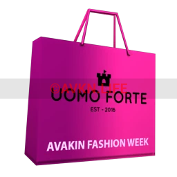 Fashion Week Shopping Bag - Uomo Forte (Pink)