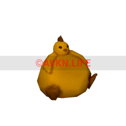 Big Chick Bean Bag (Gold)