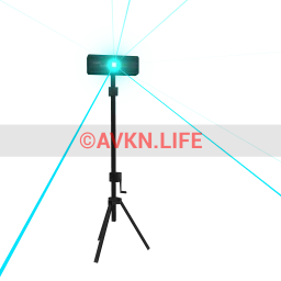 Party Laser Standing Light - Sky Blue