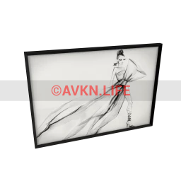 Vogue Framed Painting - Runway