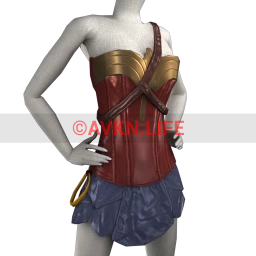 Wonder Woman Corset & Skirt Cosplay Costume