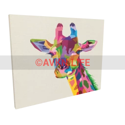Nzuri Giraffe Canvas