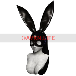 Cosmos Dangerous Bunny Mask - Black