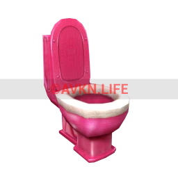 Dream House Hot Pink Croc Toilet