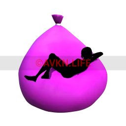 Big Balloon Bean Bag (Pink)