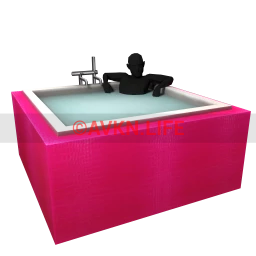 Dream House Hot Pink Croc Bath