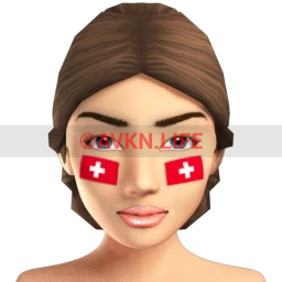 Swiss Flag Facepaint