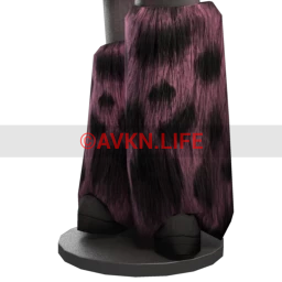 Cybergoth Monster Fur Boots - Pink