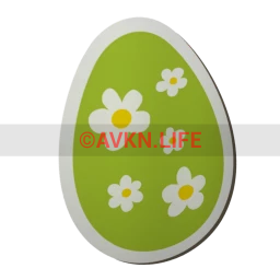 Spring Daisy Egg Sticker