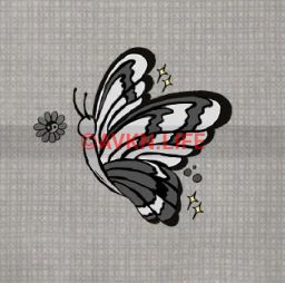 Peaceful Butterfly Tattoo