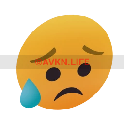 Emoji Sticker - Worried