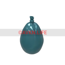 Barn Blue Balloon Vase (Vacant)