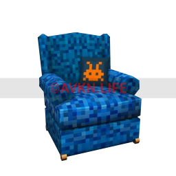 Pixel Invasion Armchair - Blue