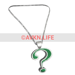 Bling Bling Question Mark Pendant