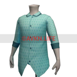 Delirious Squid Long Blue shirt