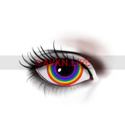 Black Rainbow Spectrum Eyes