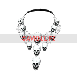 Bijouterie Skull Fall Necklace