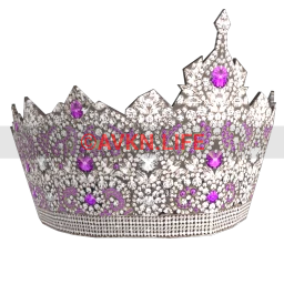 Fashion Queen Amethyst Crown