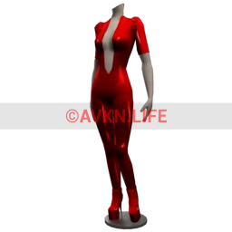 Secrets Control Catsuit - Red