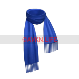 Front Row Cashmere Scarf - Blue