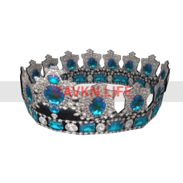 Bijourterie Fashion Queen Crown (Aquamarine)