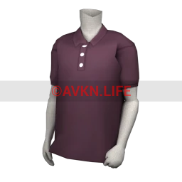 Foal Simple Polo Shirt (Red)