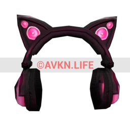 Cyber Kitty Headphones - Pink