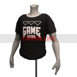 Game Over T-shirt - Black