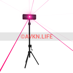 Party Laser Standing Light - Hot Pink