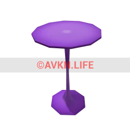 Neon Vibes Cocktail Table - Purple