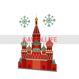 Saint Basil's Cathedral Wall Sticker