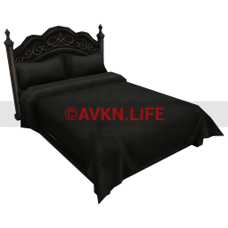 Gothic Quilted Shadow Bed