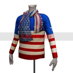 Front Row Americana Scarf and Jumper