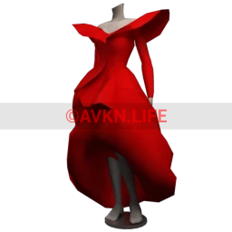 Clash Crimson Lake Dress