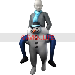 Cosmos Snowman Piggyback Costume