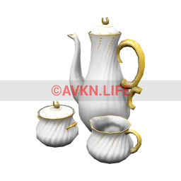 Baroque Theresa Tea Set - Light