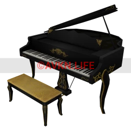 Baroque Marais Grand Piano - Dark