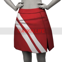 Cosmos Stripes Cheerleader Skirt