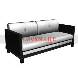 Orton White Two Seat Sofa