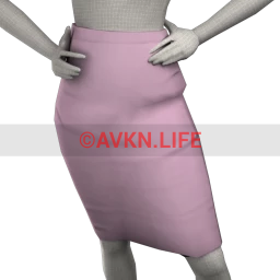 Foal Simple Office Skirt (Pink)