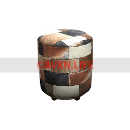 Bysse Cowhide Stool