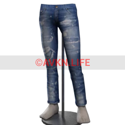 Front Row Artist Distressed Jeans