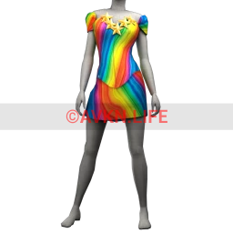 La Haute Couture Rainbow Under Stars Outfit