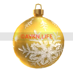 Giant Outdoor Christmas Bauble - Gold