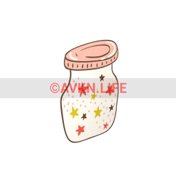 Starry Jar Sticker