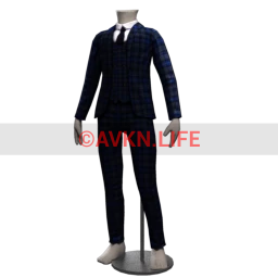 Tartan Groom Formal Suit