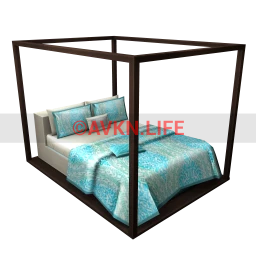 Indian Ocean Diego Garcia Bed - Turquoise